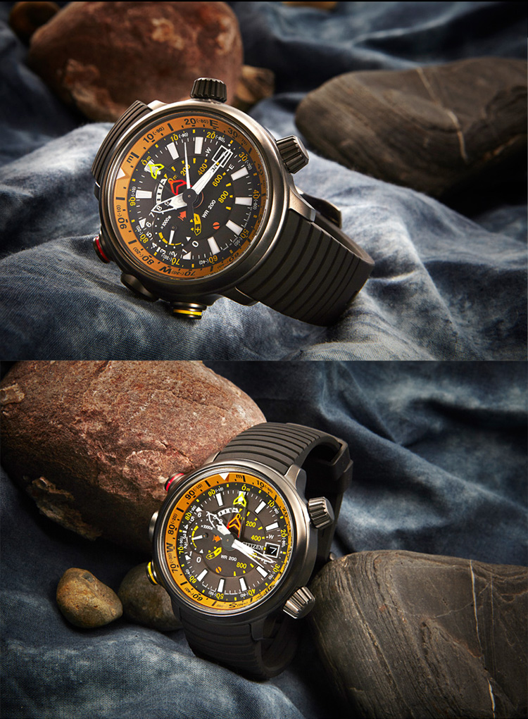 citizen/西铁城 登山腕表光动能男士手表bn4026-09e