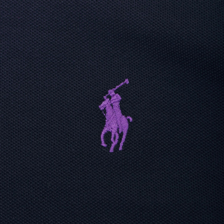 ralph lauren/拉夫劳伦 经典刺绣logo棉质翻领女士长polo v38iojlsb