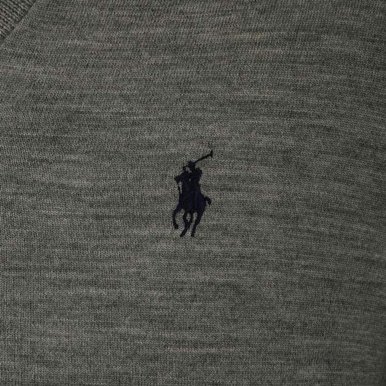 ralph lauren/拉夫劳伦 polo v领刺绣logo羊毛套头针织衫 男针织衫