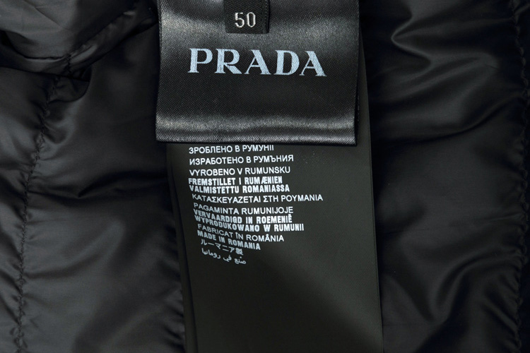 prada/普拉达 立领长袖时尚休闲羽绒服男士外套pr1640482738 sgh8271i