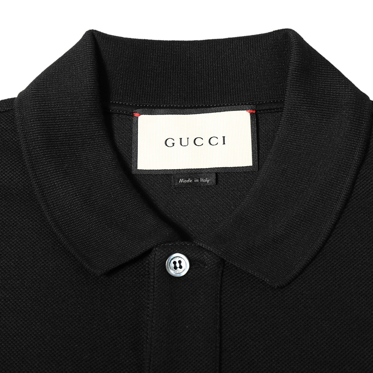 【可用券】gucci/古驰 2016新款黑色星星蛇形图案贴标 男士t恤 408322