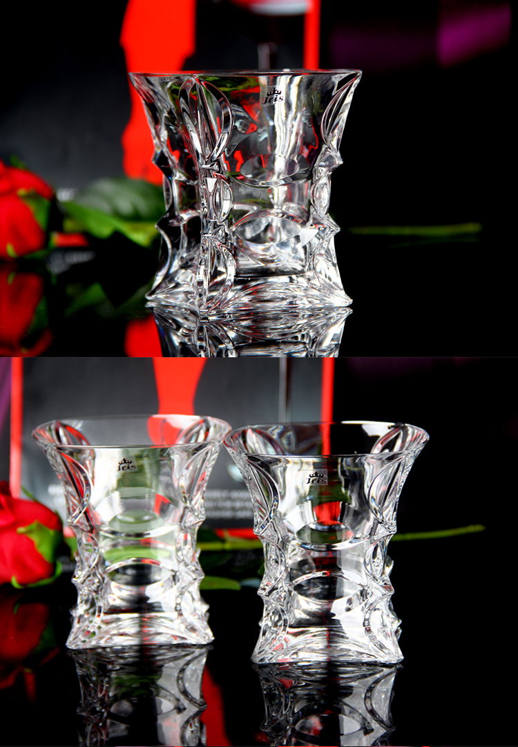捷克bohemia/波尔卡 波希米亚水晶玻璃酒樽 酒杯 酒具7件套装