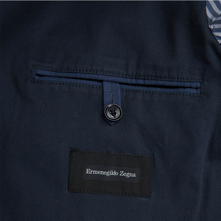 zegna/杰尼亚 男士混纺商务休闲纯色西服外套