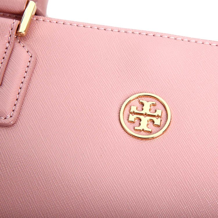 tory burch/汤丽柏琦 女士粉色时尚磁扣手提单肩包 18169680 650