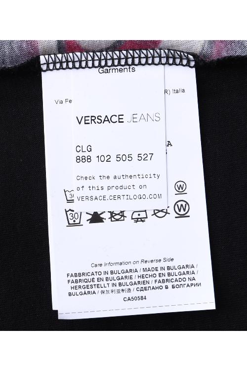 versace jeans/范思哲牛仔 纯棉短袖男士t恤 b3gna762 36069 899