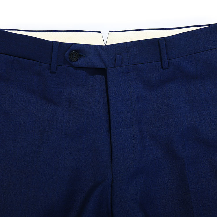 canali/康纳利 男士藏青色羊毛西裤