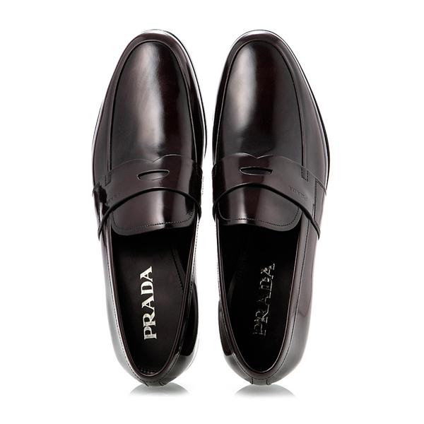prada/普拉达 男士商务鞋 牛皮logo装饰男士休闲商务皮鞋