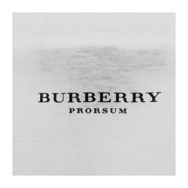 burberry/博柏利 女士t恤 prorsum黑标系列纯棉古代建筑印花圆领女士