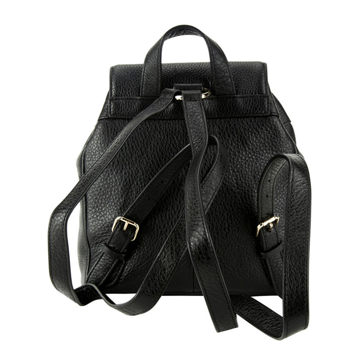 coach/蔻驰 女款黑色皮质迷你双肩包 f37621 imblk图片