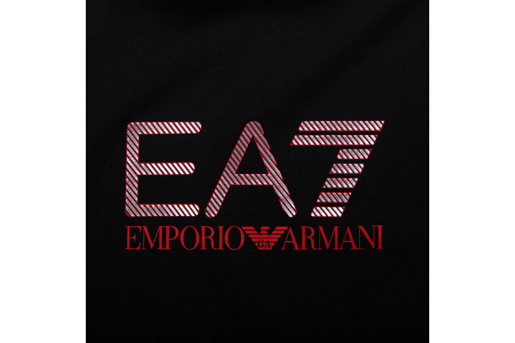 emporio armani/安普里奥阿玛尼 ea7系列logo字母图案棉质圆领长袖