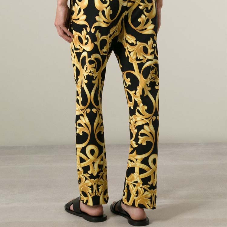 versace/范思哲 男士花纹裤子 a6995400