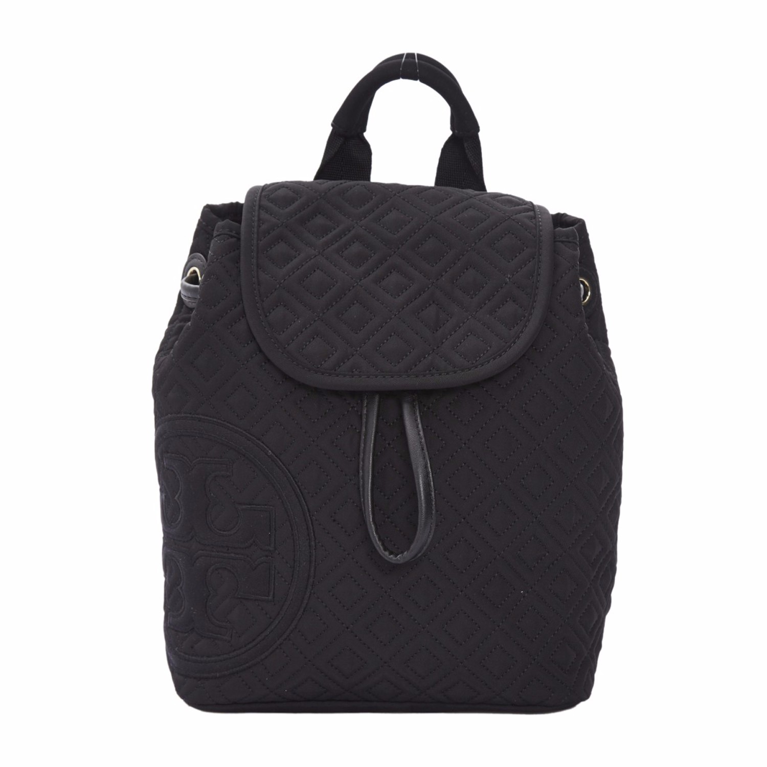 tory burch(汤丽柏琦) *黑色帆布女士双肩包 41159566 black 001