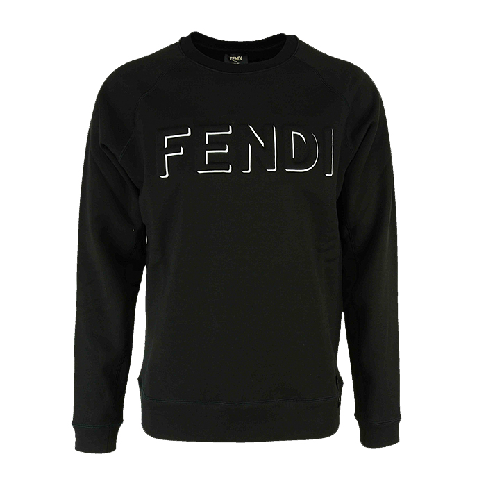 【FENDI芬迪 男士卫衣】FENDI\/芬迪黑色全棉