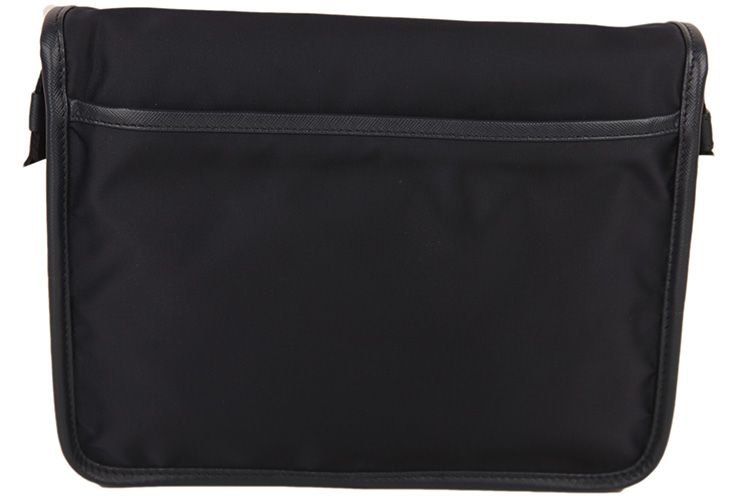 prada/普拉达 黑色尼龙斜挎包深蓝色男士单肩包2vd769 pr1625720238