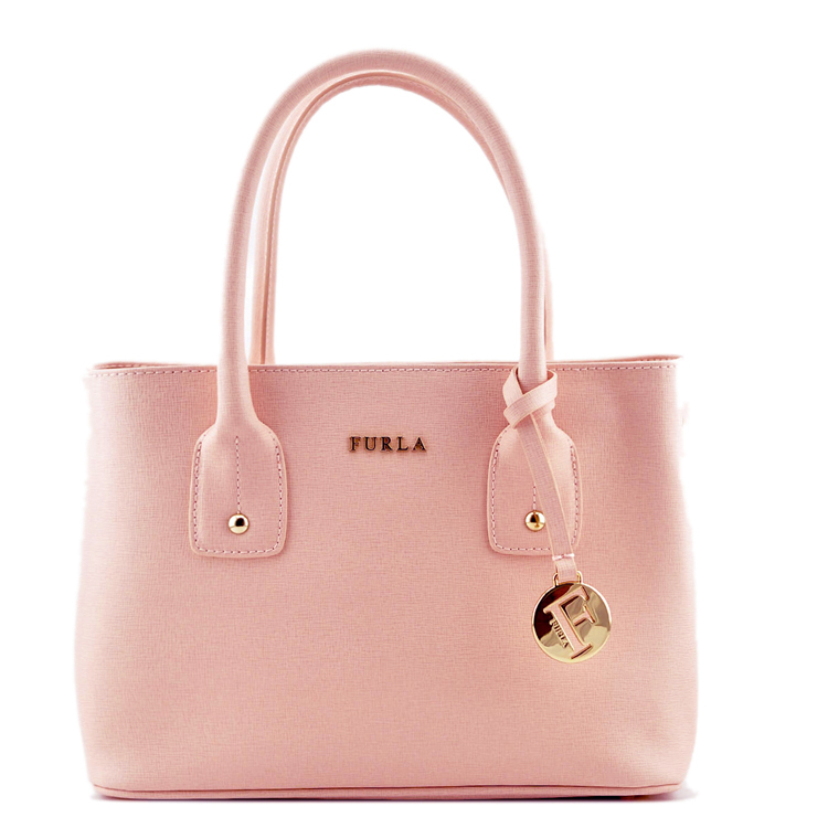 furla/芙拉*新款粉色女士牛皮两用手提包815924