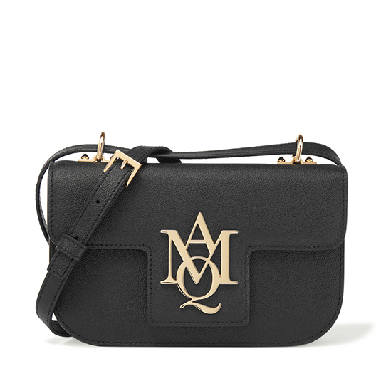 【secoo 精选】alexander mcqueen/亚历山大麦昆 纹理皮革学院包 单肩