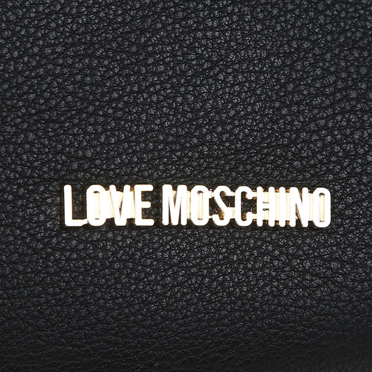 love moschino/莫斯奇诺 女士半链条聚氨酯纤维斜挎包 jc4251pp01