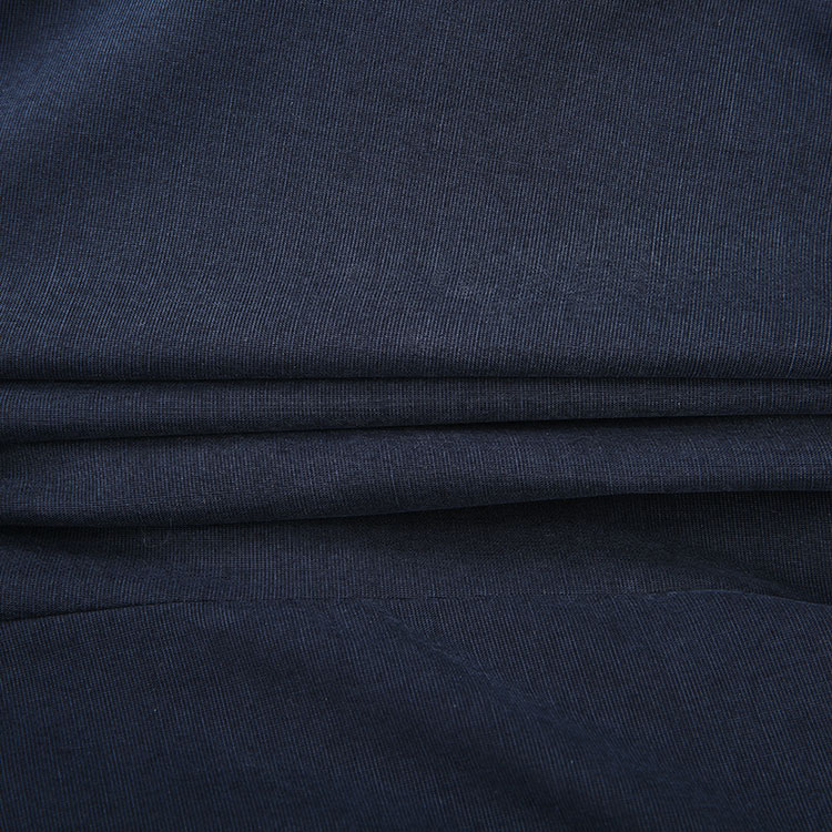 士深兰色后背开叉薄西装 面料:57莱赛尔纤维2