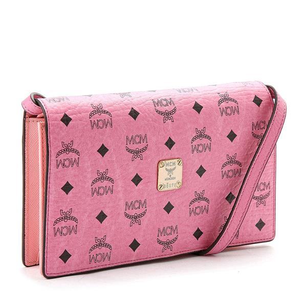 mcm/mcm 斜挎包 pvc材质logo点缀女士斜挎包myl 5svc46 pk001