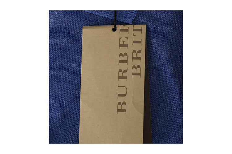 burberry/博柏利 亮蓝色 brit刺绣logo经典短袖polo衫男士t恤 3727263