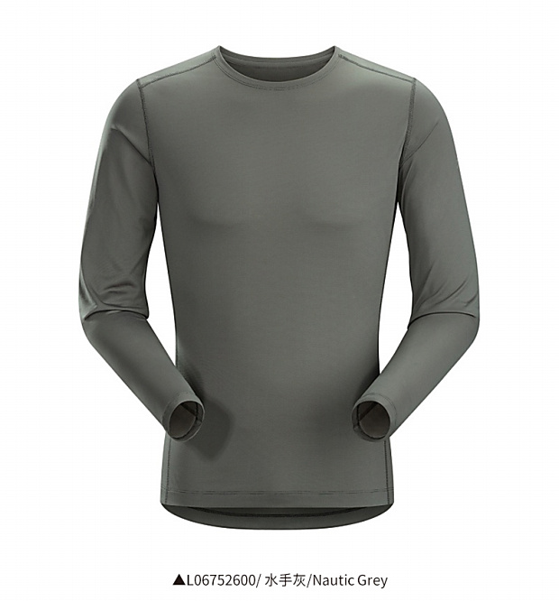 arcteryx/始祖鸟 男款长袖圆领衫phase sl crew ls m 16255【2016秋冬