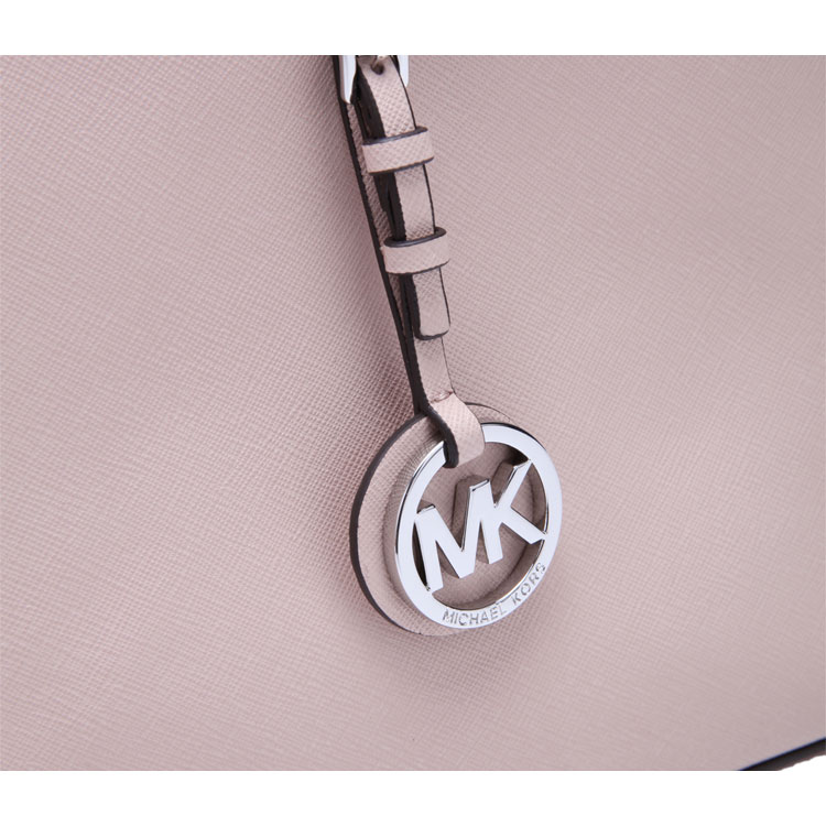 mk michael kors/迈克·科尔斯淡粉色经典logo装饰女士单肩包,30t5stv