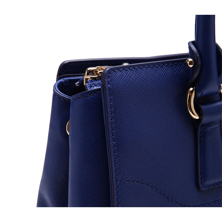salvatore ferragamo/菲拉格慕深蓝色经典logo装饰女士手提单包&肩