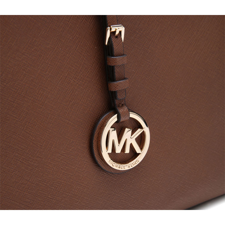 mk michael kors/迈克·科尔斯深棕色经典logo装饰女士单肩包,30t3gtv