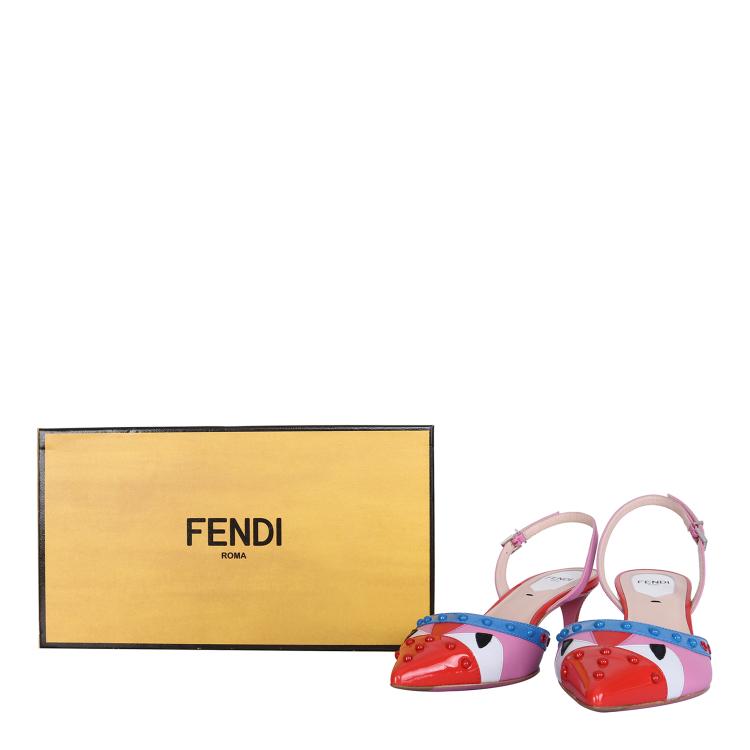 fendi/芬迪 尖头 小怪兽系列 女士凉/拖鞋 8j5104 5hk f0813