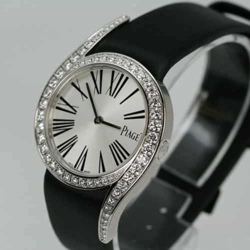 PIAGET/伯爵Limelight系列女士石英腕錶G0A38160黑带