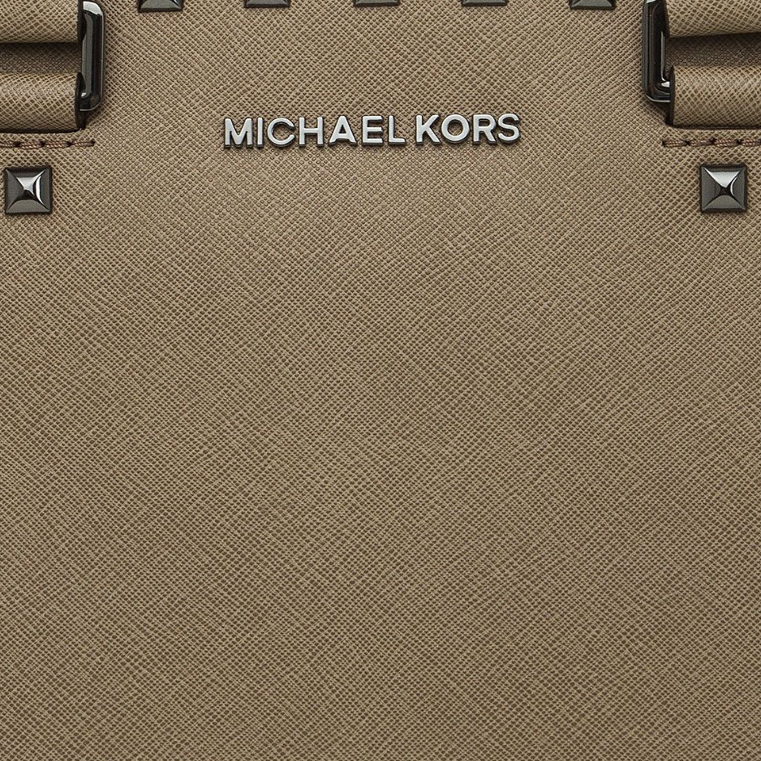 【包邮包税】michael kors/迈克·科尔斯 女士灰褐色牛皮手提单肩包