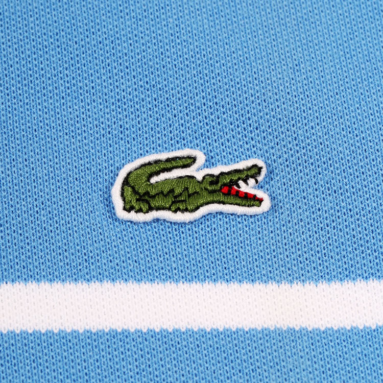 lacoste/鳄鱼男士蓝色94%棉6%聚氨酯弹性纤维男士t恤