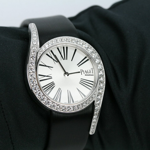 PIAGET/伯爵Limelight系列女士石英腕錶G0A38160黑带