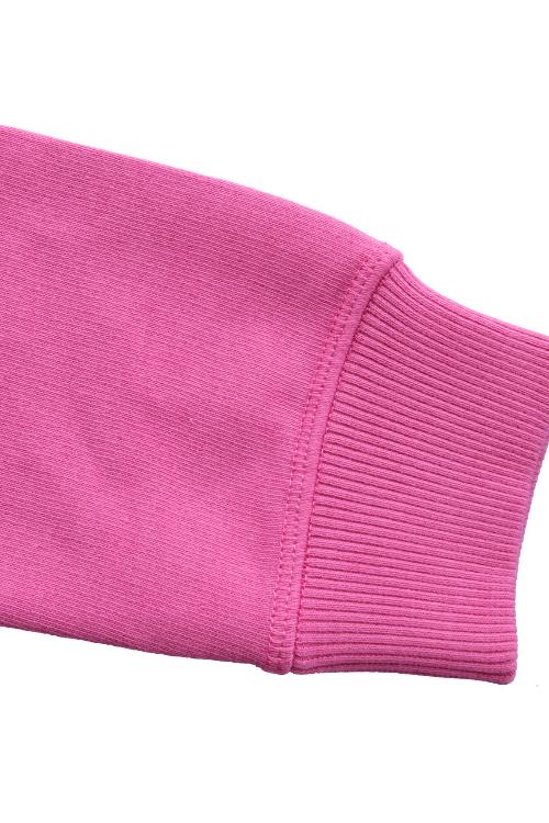 KENZO\/高田贤三 深粉色圆领虎头图案长袖女士