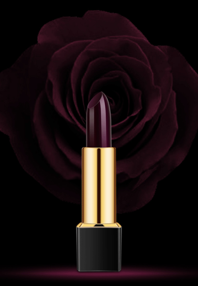 kailijumei/凯莉聚美 黑玫瑰系列黑变红禁忌温变保湿滋润口红唇膏