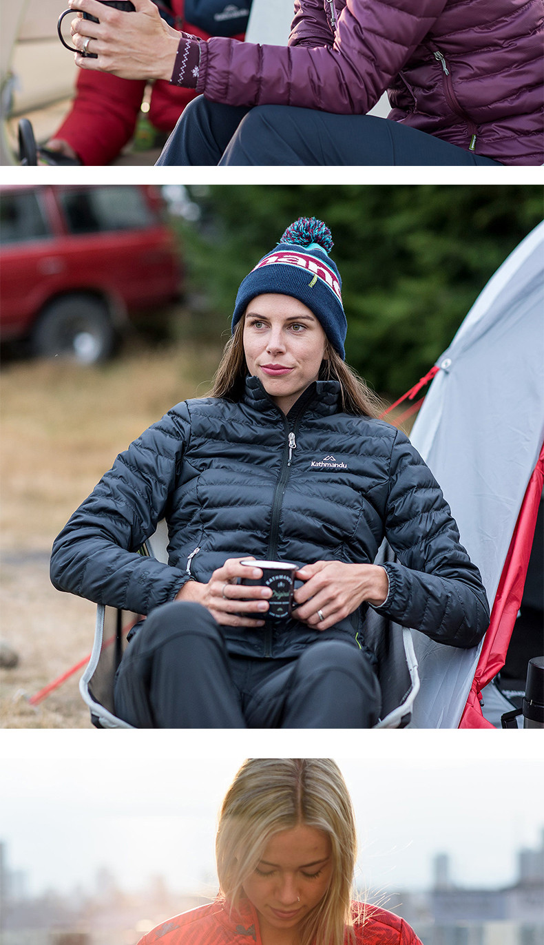 【免税】kathmandu/kathmandu 户外heli女士轻量级羽绒服 新西兰进口