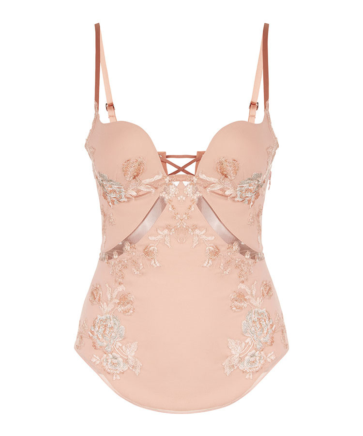 laperla/萝贝拉女士peony系列18秋冬新品时尚奢华蚕丝性感塑身上衣