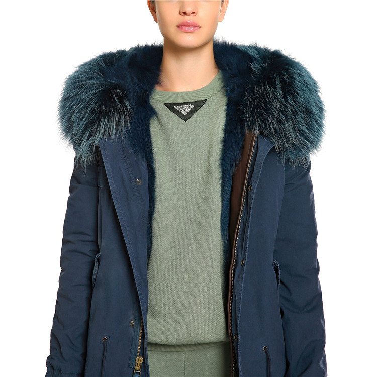 【包税】【18秋冬】皮草夫妇mr&mrs italy - pmb545sc87 - 石磨海军蓝