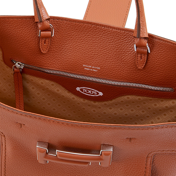 【19春夏】tods/托德斯 女士包袋tods double t 牛皮中号购物手袋