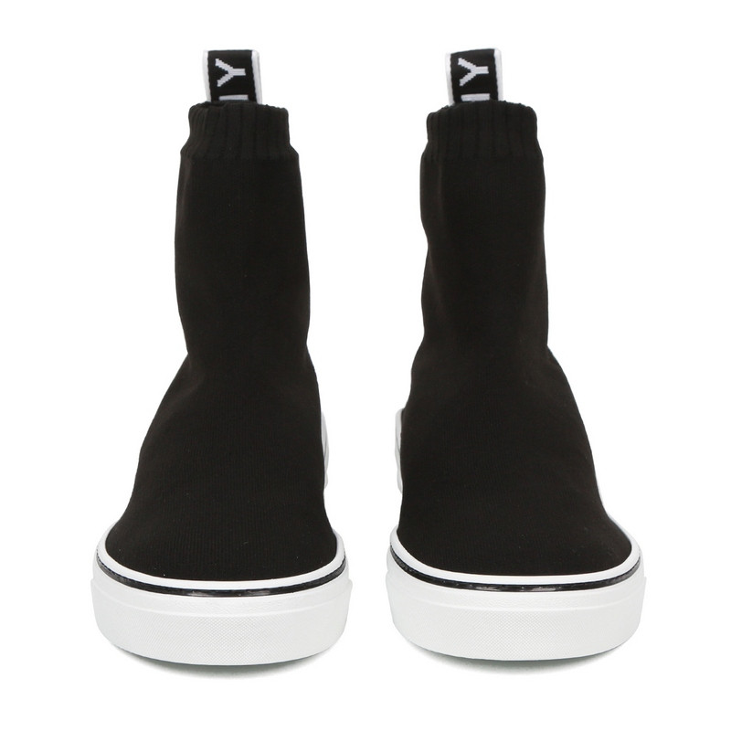 givenchy/纪梵希 男士黑色字母刺绣短靴/袜子鞋 织物 bh000th06l