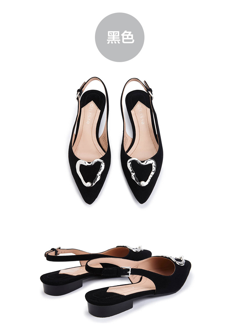 【19春夏】ozlana ugg/ozlana ugg 高跟鞋 3052 春夏新款 爱心金属