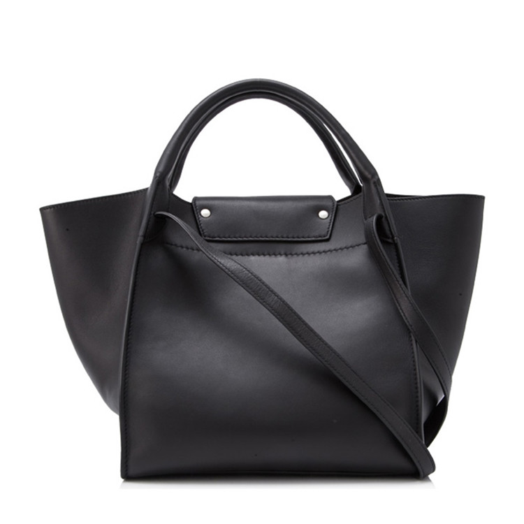 celine(赛琳) 黑色皮质女士翅膀包手提包【上海极速达】