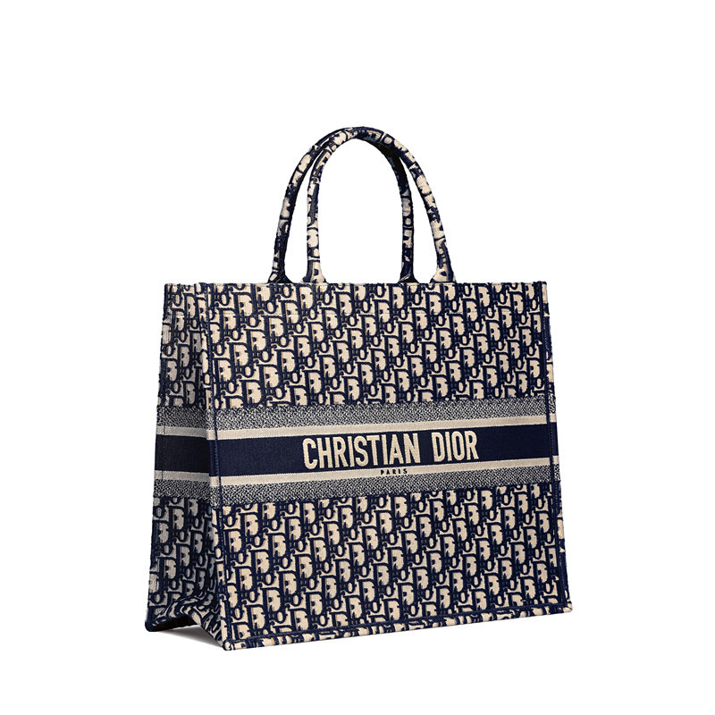 【dior迪奧 手提包】dior/迪奧 新款dior book tote en toile女士黑色