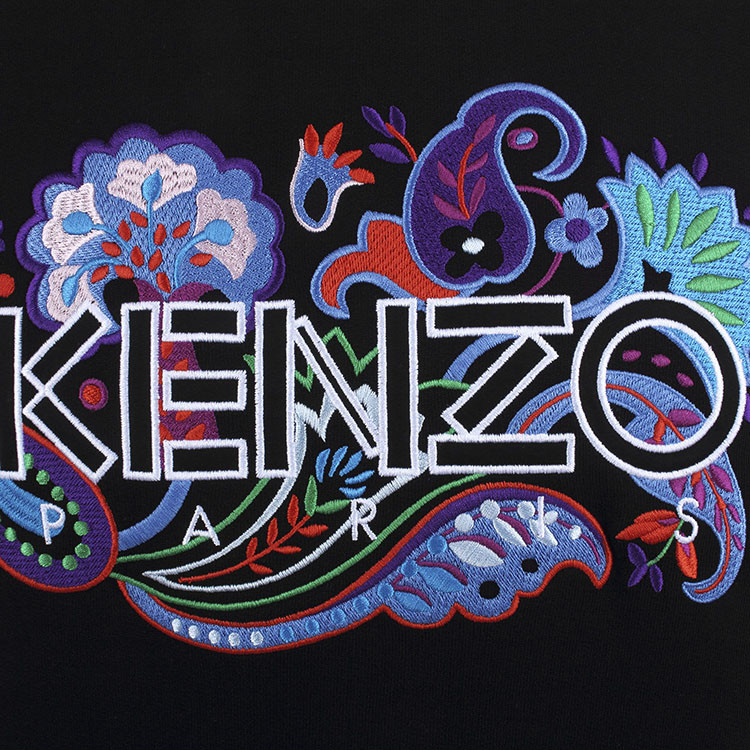 kenzo/高田贤三 女士时尚休闲棉质长袖logo刺绣印花卫衣 f852sw720952