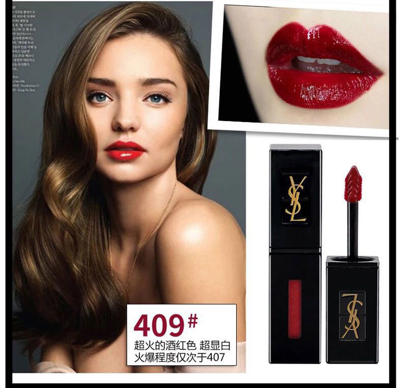 【包税】ysl/ysl 圣罗兰新款黑管镜面唇釉 5.5ml 多色可选