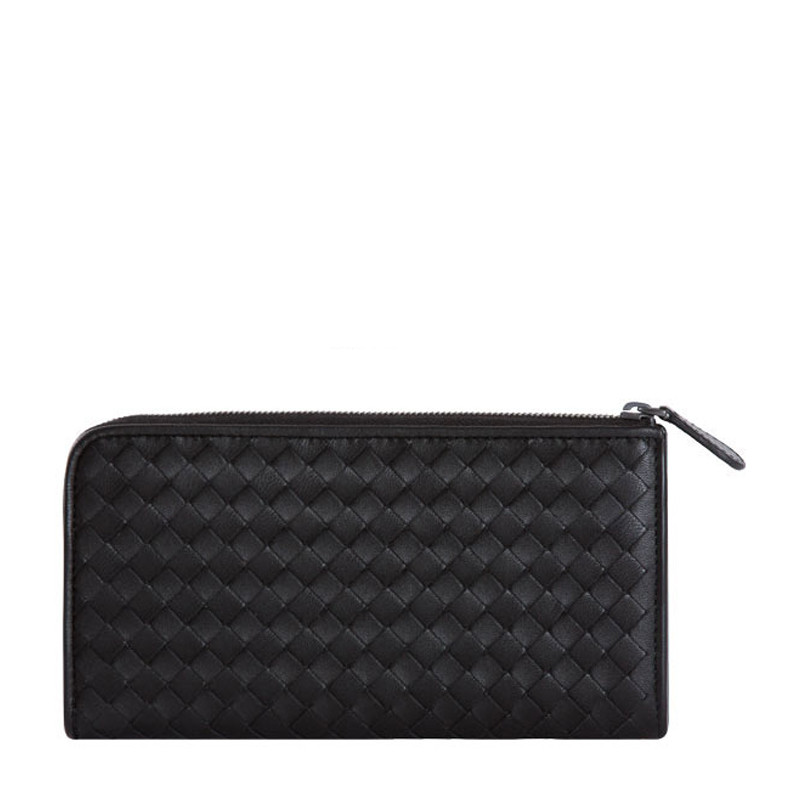 bottega veneta/葆蝶家 男士黑色羊皮钱包 338137 v001n 2006#181009