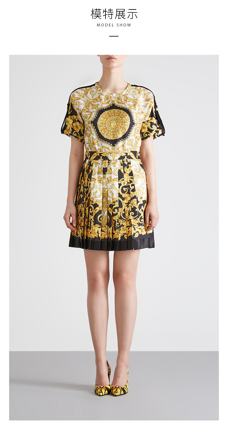 versace/范思哲 服装 女士裙子 连衣裙 官方授权 女士服装a79448-a