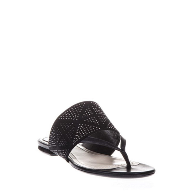 dior/迪奥 女士铆钉皮质人字拖kcg002/csu900