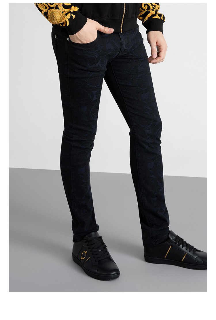 versace/范思哲 服装 黑色 蓝色男士牛仔裤 官方授权