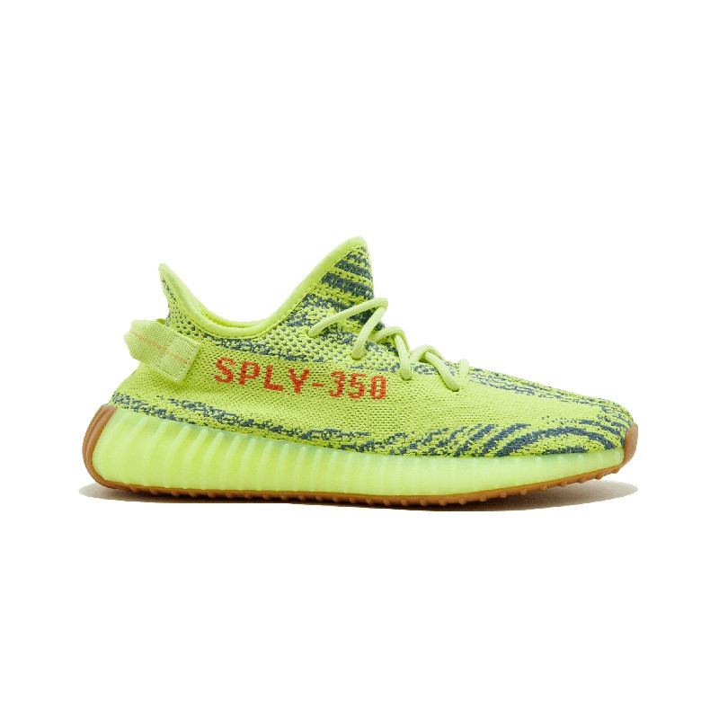 adidas yeezy boost 350 v2 2017冬季 男士跑步鞋 黄斑马 侃爷 椰子